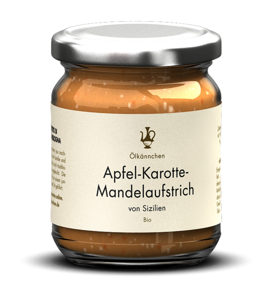 Apfel-Karotte-Mandelaufstrich