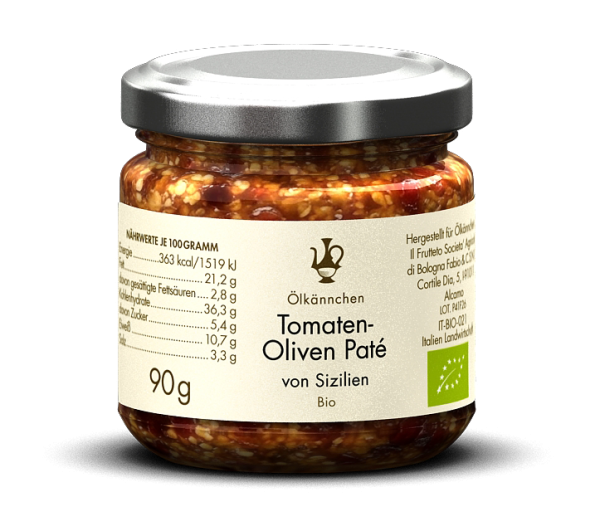 Tomaten-Oliven Paté von Sizilien, IT 90g