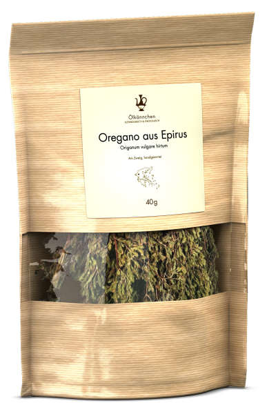 Oregano am Zweig, Epirus GR 40g-Tüte