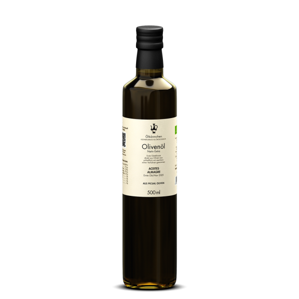 Aceites Almagre, Picual Oliven, Castilla-La Mancha ES 500ml – Ernte Okt./Nov. 2025