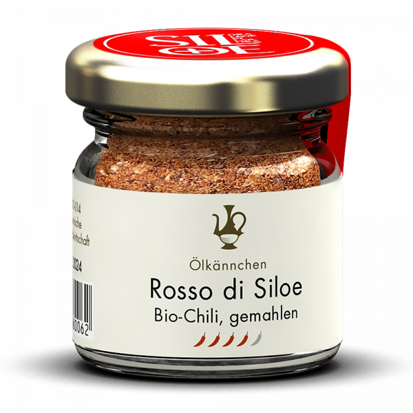 Rosso di Siloe, rotes Chili Pulver, Toskana IT 15g im Gläschen