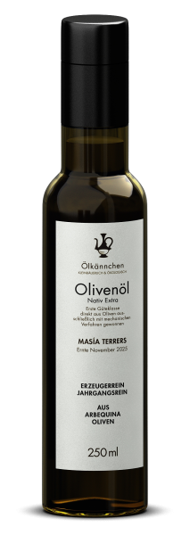 Masía Terrers, Arbequina Oliven, Bocairent, Valencia ES 250ml