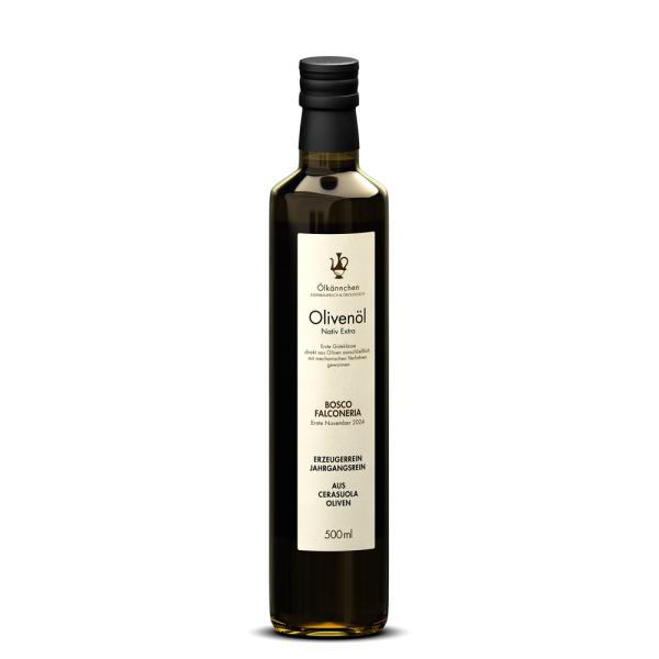 Bosco Falconeria, Cerasuola Oliven, Sizilien IT 500ml - Ernte Nov. 2024