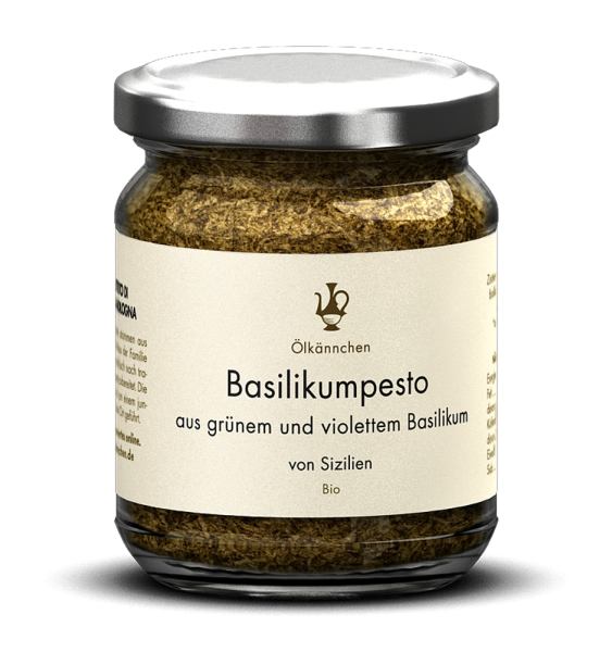 Basilikumpesto violett und grün von Sizilien, IT 180g