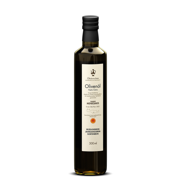 Familie Menegakis Bio Olivenöl nativ extra, 100% Koroneiki
