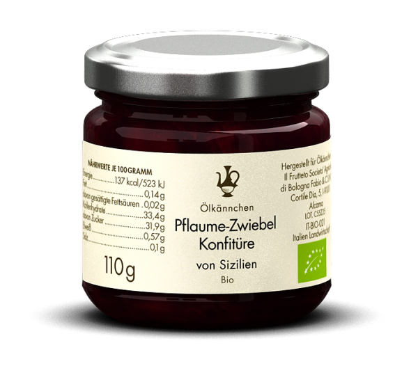 ÖK Pflaume-Zwiebel Konfitüre, Sizilien IT 110g